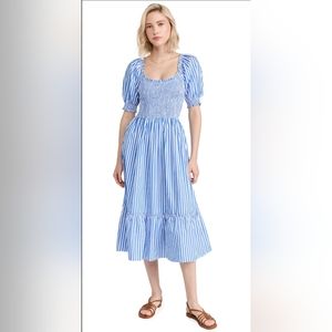 Blueberry Blue and White Striped Hill House Louisa